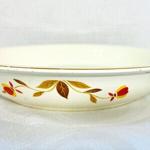 VNTG Hall's Superior Quality Dinnerware 9.5" Pie Plate AUTUMN LEAF Design